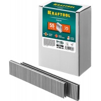 Скобы тип 55 (90/C), 25 мм, калибр 18GA, 5000 шт KRAFTOOL 31789-25