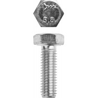 Болт M8 x 25 мм, кл. пр. 5.8, цинк, 5 кг, ГОСТ 7798-70 ЗУБР 303080-08-025