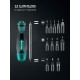 KRAFTOOL Universal-12, PH 0-1-2-3-4, PZ 1-2-3-4, SL 5, 6, 8 мм, 12-в-1, универсальная переставная отвертка с двусторонним стержнем (26168_z01)