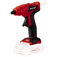 Пистолет клеевой аккумуляторный Einhell PXC TE-CG 18 Li - Solo, 170град,сопла,стержни в компл,безАКБ (4522200)