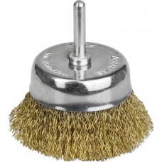 Щетка чашечная для дрели 50 мм, витая латунированная стальная проволока, 0.3 мм STAYER Professional 35117-050_z01