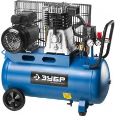 Компрессор масляный ременной 440 л/мин, 50 л, 2200 Вт ЗУБР Профессионал ЗКПМ-440-50-Р-2.2