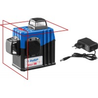 Лазерный нивелир КРЕСТ 2D, 20 - 70 м ЗУБР Профессионал 34907