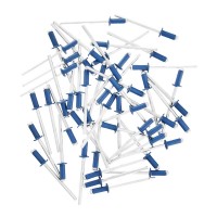 Заклепки 4.0 х 10 мм RAL 5005, синие, 50 шт Matrix (40686)