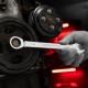 Ключ комбинированный трещоточный, 18 мм, CrV, зеркальный хром Matrix Professional