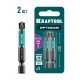 Биты OPTIMUM PZ/FL2 50 мм 2 штуки KRAFTOOL 261241-2-50-2