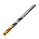 Сверло спиральное по металлу 6 x 93мм, Р6М5, Golden Tip, многогранная заточка Denzel (718278)