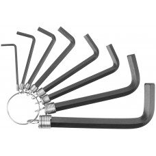 Ключи шестигранные HEX на кольце CrV 8 шт.( 2-10 мм )