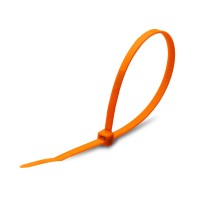 Стяжка нейлоновая КСС «Float» 8х370 (оранж) (100шт) (Fortisflex) (82028)