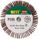 Диск лепестковый для дрели радиальный 50х20х6 мм Р 100 (39590)
