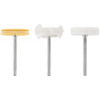 Круги полировочные, набор 3 шт. (36920)