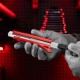 Нож, 18 мм, выдвижное лезвие, металлическая направляющая Matrix (78918)