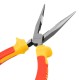 Длинногубцы прямые Insulated, 200 мм, двухкомпонентные рукоятки Matrix Professional (17103)