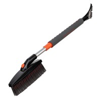 Щетка-сметка для снега со скребком телескопическая Stels (55313)