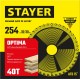 STAYER Optima, 254 x 32/30 мм, 40Т, оптимальный рез, пильный диск по дереву (3681-254-32-40_z01)