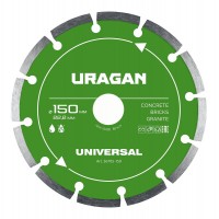 Диск алмазный отрезной сегментный UNIVERSAL URAGAN 150 мм 36705-150  