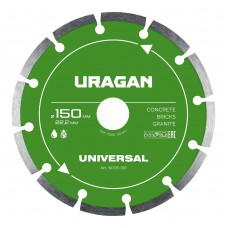 Диск алмазный отрезной сегментный UNIVERSAL URAGAN 150 мм 36705-150  