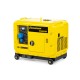 Генератор диз. CHAMPION DG6501ES+ATS (5/5,5кВт 8,9лс 16л 12V 160кг эл.стартер,колеса,счетчик,кожух) (DG6501ES)