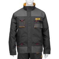 Куртка профессиональная рабочая, 65% полиэстер 35% хлопок, XXL Denzel (90380)