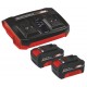 Пила цепная аккумуляторная Einhell PXC GP(GE)-LC 36/35 Li + 2 акк.4,0 + ЗУ двойное Twincharger 3А (4501780SET)