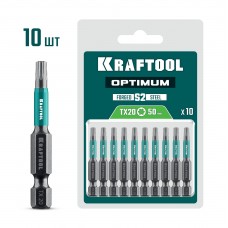 KRAFTOOL OPTIMUM TX 20, 50 мм, 10 шт, биты (26126-20-50-10)