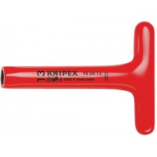 Отвёртка торцевая VDE с внутренним шестигранником, с Т-образной рукояткой, 17 x 300 мм, диэлектрическая (KN-980517)