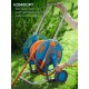 Катушка со шлангом в комплект ProLine HCK-25, шланг 25м x 1/2, поливочный набор 4 предмета, усиленные колеса, телескопическая ручка GRINDA 428461