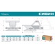 Стальные слесарные тиски 100 мм СИБИН 3244-100