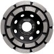 Алмазная чашка двухрядная 115 x 22.23mm KRUGO (CWD45A)
