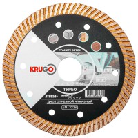 Диск алмазный, универсальный 125 x 2.2 x 22.23 x 10mm KRUGO (RTB05A+)