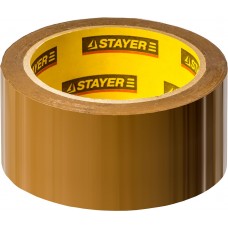 Лента клейкая 48 мм, 60 м, 45 мкм, коричневая STAYER 1207-50