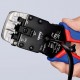 Пресс-клещи для штекеров RJ, 3 гнезда, RJ 10 (4-pin), RJ 11/12 (6-pin), RJ 45 (8-pin), 200 мм (KN-975112)