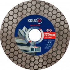 Диск алмазный для резки плитки под 45 градусов KRUGO MASTER 125х25 mm 81091250286