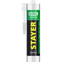 STAYER 260 мл, прозрачный, силиконовый, нейтральный герметик (41217-2_z01_G)