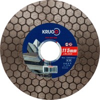 Диск алмазный для резки плитки под 45 градусов KRUGO MASTER 115х25 mm 81091150285
