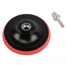 Насадка для дрели и УШМ с липучкой, 115 мм, с адаптером c М14 на d8 Сибртех (76234)