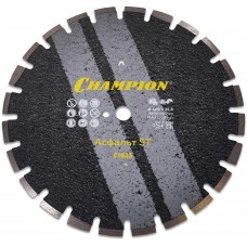 Диск алмазный CHAMPION асфальт ST 400/25,4/10/3,5 Asphafight (скошенные сегменты для защит.корп) (C1623)