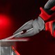Плоскогубцы Nickel, 180 мм, никелированные, двухкомпонентные рукоятки Matrix