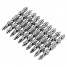 Бита двухсторонняя, PH2-PH1 х 45 мм, сталь S2, 10 шт. Gross (11211)