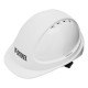 Каска защитная ударопрочная, ABS/PC, плавная регулировка, модель «Форвард» (К-05)белая Denzel (89204)