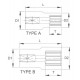 Головка торцевая spline 8 мм 1/4 Licota P2008