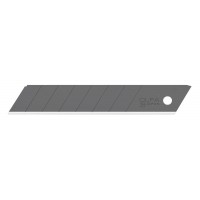 Черные сегментированные лезвия EXCEL BLACK 18 мм, 10 шт, в пластиковом кейсе OLFA OL-LBB-10