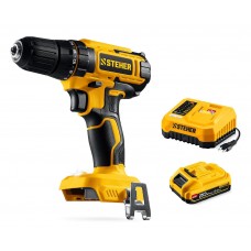 Дрель-шуруповерт 20 В, 40 Н·м, 1 АКБ LMS (2 А·ч) STEHER CD-40-21