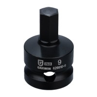 Головка торцевая ударная HEX 9 мм, 1/2