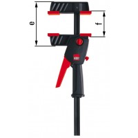 Струбцина для работы одной рукой DuoKlamp 300/85, 1.2 кН DUO30-8 BE-DUO30-8