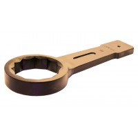 Ключ накидной односторонний ударный 160 омеднение