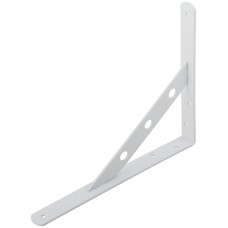 Уголок-кронштейн усиленный белый 250х200 мм (66105)