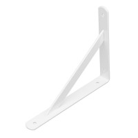 Кронштейн усиленный, 250 х 200 х 30 х 4 мм, белый Сибртех (94045)