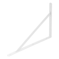 Кронштейн усиленный, 500 х 350 х 30 х 4 мм, белый Сибртех (94048)