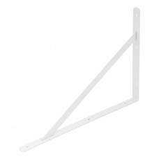 Кронштейн усиленный, 500 х 350 х 30 х 4 мм, белый Сибртех (94048)